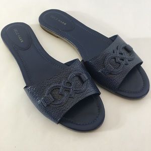 [ Cole Haan ] Navy Blue Slippers Size 9.5